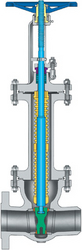 Robinet à soupape à tête inclinée laiton, G 1/2, ouvert, Standard  (UO212MS) - Landefeld - pneumatique - hydraulique - équipements industriels